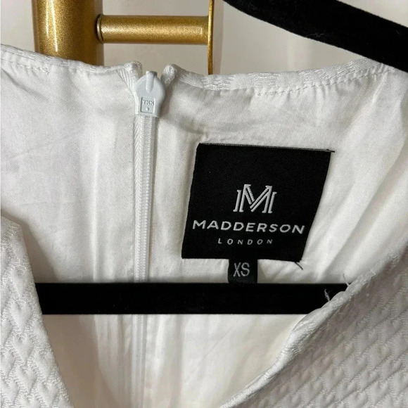 Madderson London Maternity Dress in White & Blue Nordstrom xs - Picture 2 of 3